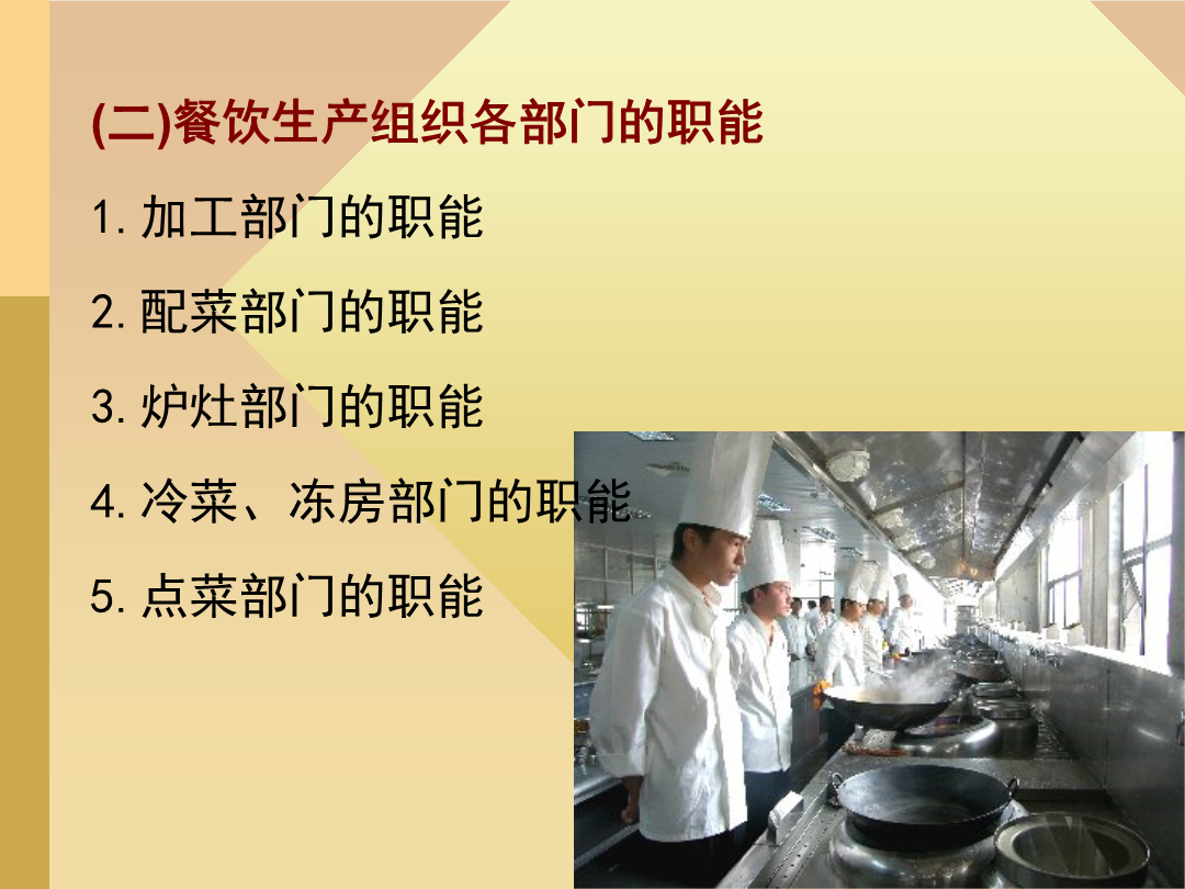 第7章 現(xiàn)代餐飲企業(yè)的生產(chǎn)管理